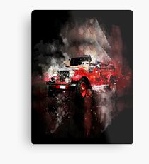 Vehicle fire Metal Print