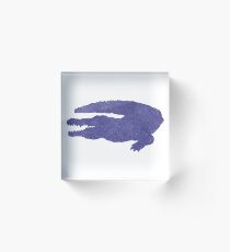 Purple Gator Acrylic Block