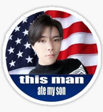 Johnny Seo This Man Ate My Son Sticker