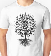 Musical Instruments Tree Unisex T-Shirt