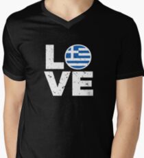 Greek Love Shirt Men's V-Neck T-Shirt