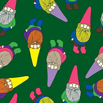 Artwork thumbnail, Gnomes (green) by meiying