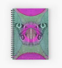Mystic Wings - Purple and Green Spiral Notebook