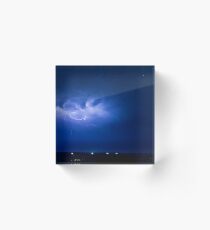 Christmas Eve Storm 2011 Acrylic Block