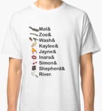 Firefly names Classic T-Shirt
