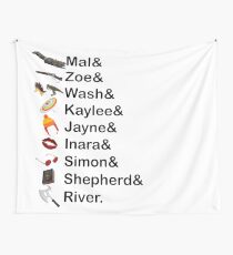 Firefly names Wall Tapestry