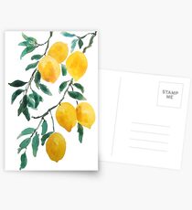 yellow lemon 2018 Postcards