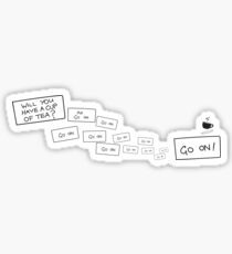 Father Ted - Go on! Sticker