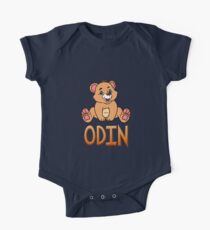 Odin Bear Mug Short Sleeve Baby One-Piece
