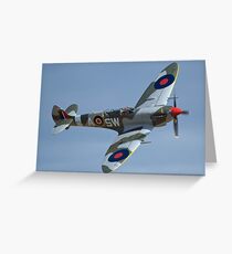 G-CTIX, Spitfire T.IX, Jurby Airshow 2005 Greeting Card