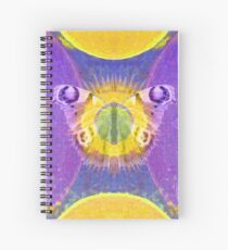 Mystic Wings - Purple and Gold Spiral Notebook