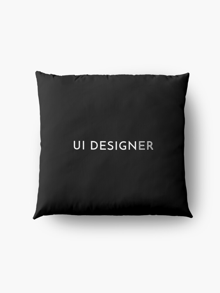 Alternate view of UI Designer Floor Pillow
