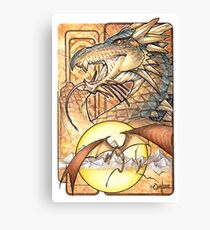 Crowned Dragon Canvas Print