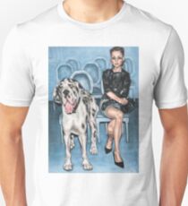 Dame Avec Le Chien Unisex T-Shirt