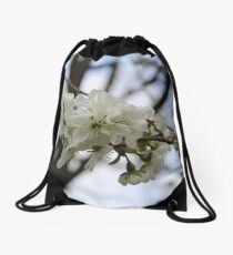 Cherry blossoms Drawstring Bag
