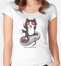 Player 2 Women's Fitted Scoop T-Shirt