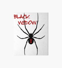 Black Widow Spider Graphic Art Board