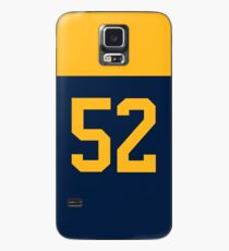 Green Bay Football - Alternate Number 52 Case/Skin for Samsung Galaxy
