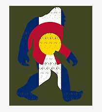 Bigfoot Colorado Patriotic Photographic Print