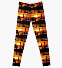 Sunset on Delaware Bay Leggings