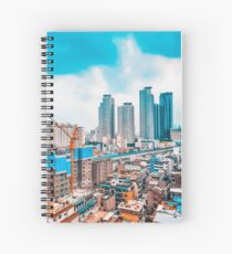 Skyscrapers in Seoul,South Korea Spiral Notebook