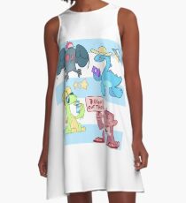 Cryptid Holiday A-Line Dress