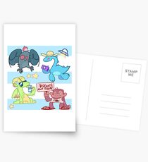 Cryptid Holiday Postcards