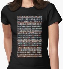 Coex Library with enhanced contrast Women's Fitted T-Shirt