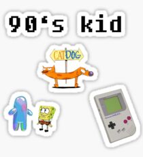 90's child Sticker