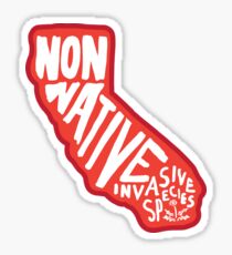 Califoria Non-Native Sticker
