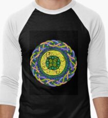 Emerald Isle Mandala Men's Baseball ¾ T-Shirt
