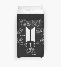 BTS Members Signatures Duvet Cover