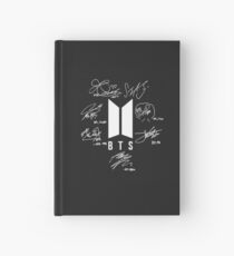 BTS Members Signatures Hardcover Journal