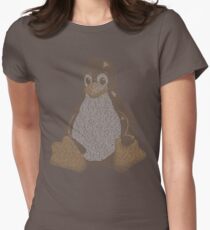 Linux ASCII Women's Fitted T-Shirt