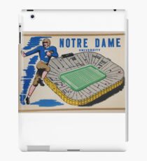 Notre Dame University Football 50s iPad Case/Skin