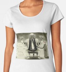 Camiseta premium para mujer Advertencia ambiental