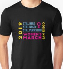 Frauen März San Diego Kalifornien Januar 2019 Slim Fit T-Shirt