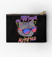 Hold On To Your Kitties Zipper Pouch