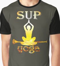 SUP yoga pose Stand Up Paddle Boarding Graphic T-Shirt
