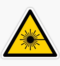 Warning Laser Radiation Sticker