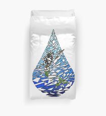 Suspended Fragments Duvet Cover