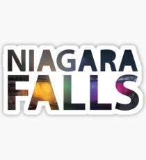Niagara Falls Three Waterfalls Sticker