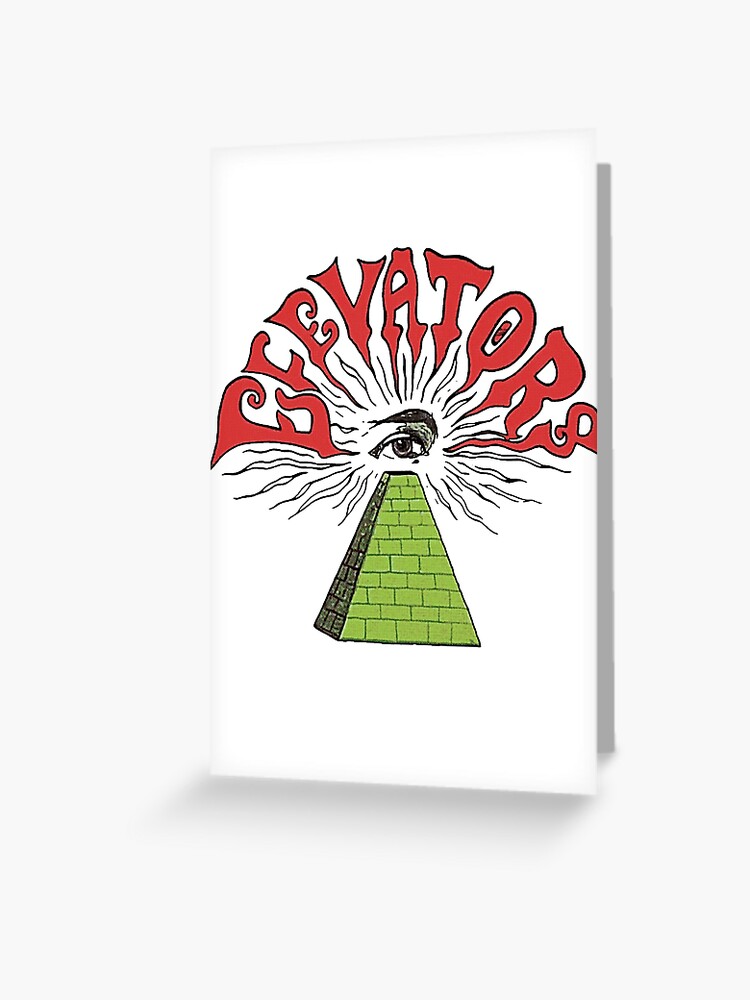 13th Floor Elevators T Shirt Greeting Card By Sagan88 Redbubble