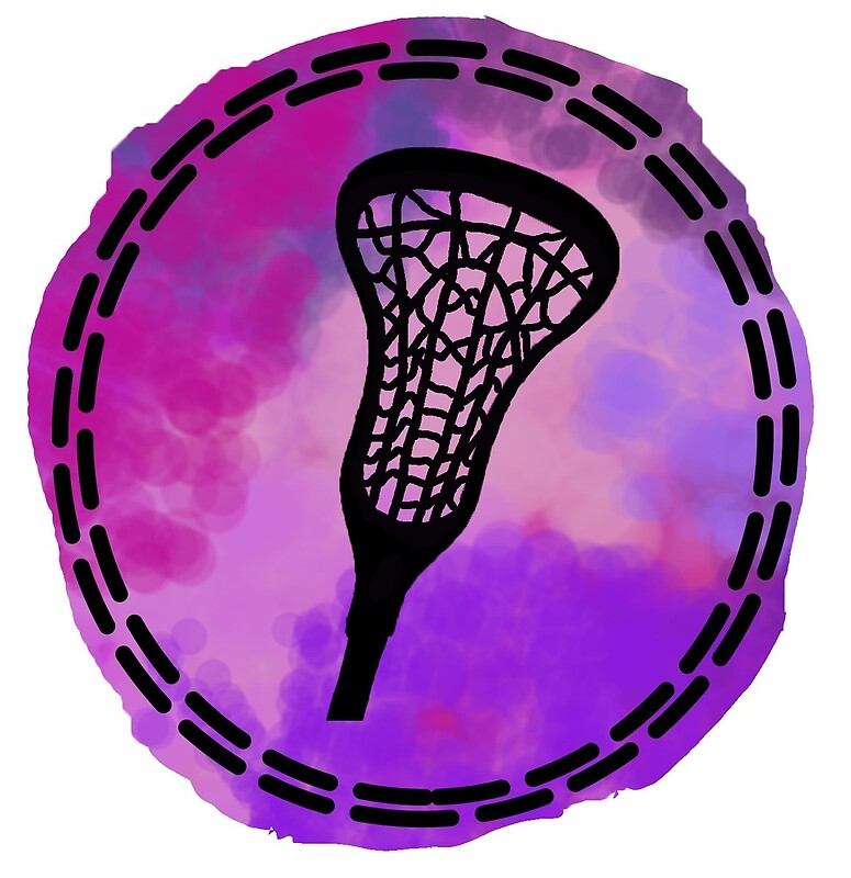 "Tie Dye Lacrosse Stick" by Grace A Redbubble