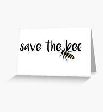 Save the Bees Greeting Card