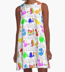 The Dinosaur Birthday Party, The Book of Yawns, Adventure 2 A-Line Dress
