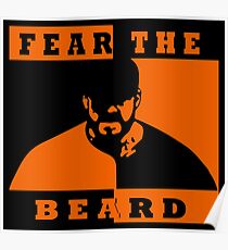 Fear The Beard Brian Wilson Poster