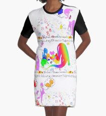 Following Dinosaur Footprints, The Book of Yawns, Adventure 3 friends Graphic T-Shirt Dress