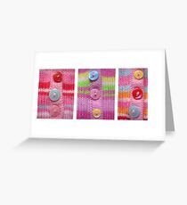 Candiland Cardigans Greeting Card
