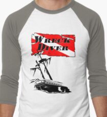 Shipwreck Diver Men's Baseball ¾ T-Shirt
